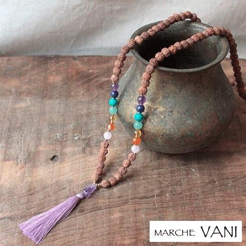 VANI マーラー chakracolor 【vani ヴァニ マラ ヨガ アクセサリー 天然石 ル...