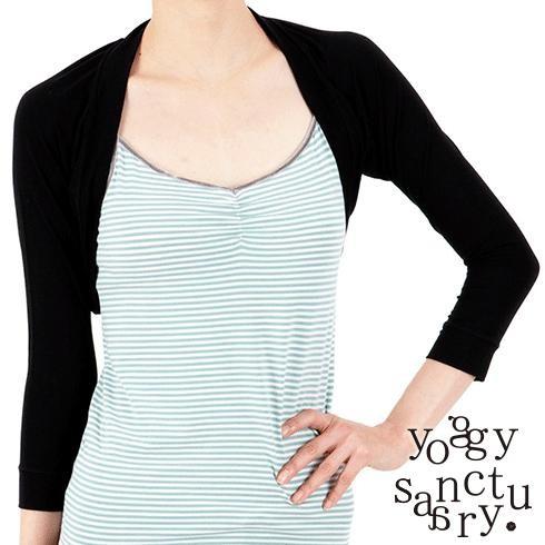 ヨギーサンクチュアリ seemless bolero ブラック  ヨガウェア トップス ボレロ ヨガ...