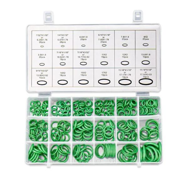 並行輸入品ゴム製Oリングセット Oリング詰め合わせシールキット 自動車用エアコン エアコンパイプ 油...