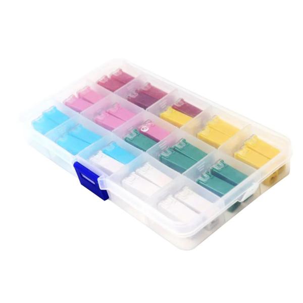 並行輸入品 30個F2828 Z JCASEヒューズ詰め合わせボックス型20A 25A 30A 40...