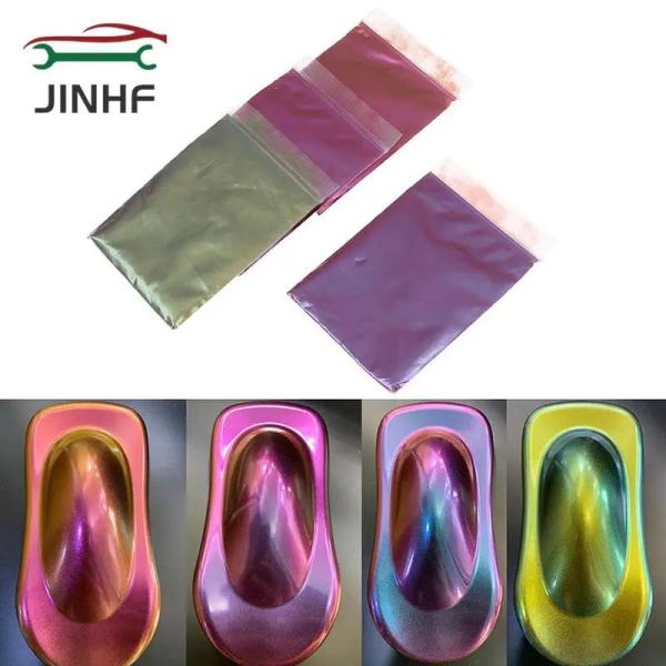 【並行輸入品】 顔料ビーズパウダー 1袋10G 色変わる アイシャドウ カメレオンパウダー ネイルグ...