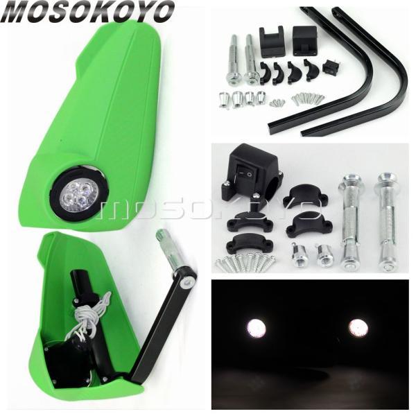 並行輸入品 カワサキ 汎用品 緑 7/8インチ 22mm klx/klr/kx 125/250/30...