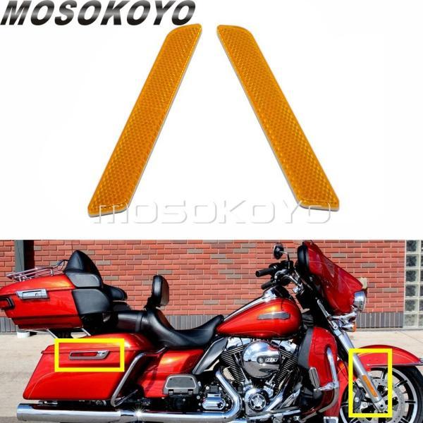 並行輸入品 バイクパーツ フロントフォーク反射器ステッカーロワー足スライダー安全警告 Harley ...