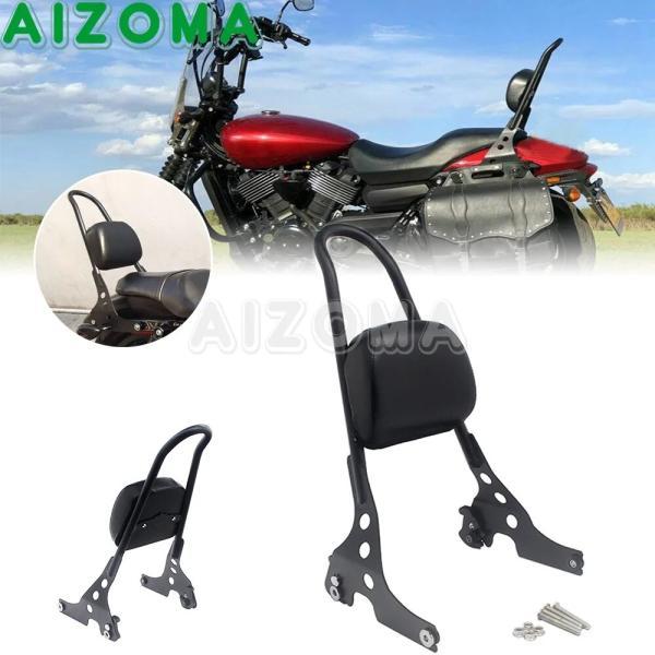 並行輸入品 Old School Passenger Backrest Sissy Bar Cush...