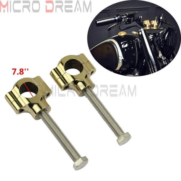 並行輸入品 22mmレトロ真鍮ハンドルバーライザー7/8 ''バーマウントクランプライザー1インチチ...