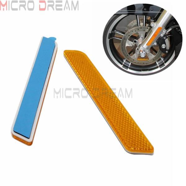 並行輸入品 1ペアバイク フロントフォーク脚リフレクター反射型harley ? ロードストリートグラ...