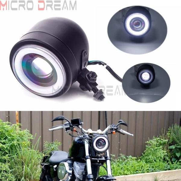 並行輸入品 バイク ドミネーターヘッドライトledデイタイムランニングライト ヘッドランプ用カフェレ...