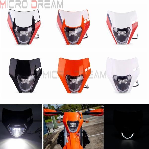 並行輸入品 LEDバイク バイクヘッドライト ヒロ ホンダ用 スズキ ヤマハ X EXC-F XC-...