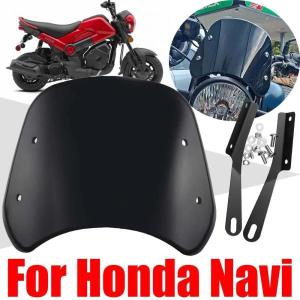 並行輸入品 ホンダnaviバイク 二輪アクセサリー用レトロウィンドスクリーンフロントウィンドスクリーンデフレクターカバーガード