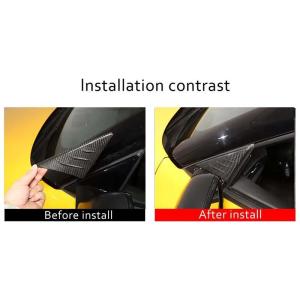 並行輸入品 車用カーボン製バックミラーカバー ...の詳細画像1