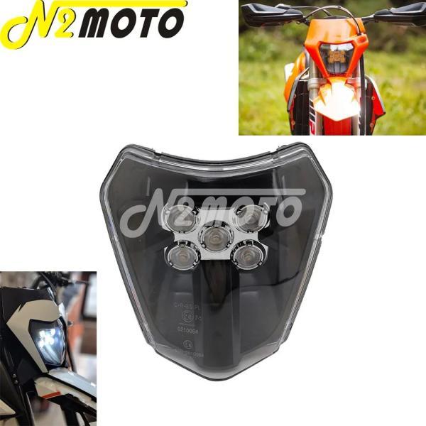 並行輸入品 KTM デュアルスポーツLEDヘッドライト 一時ストップモード exc xcf xcw ...