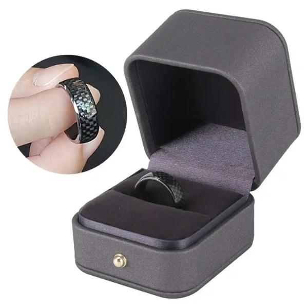 並行輸入品 テスラモデル3/x/s/yボックス付きカーボンスマートカーキーリング 一年中