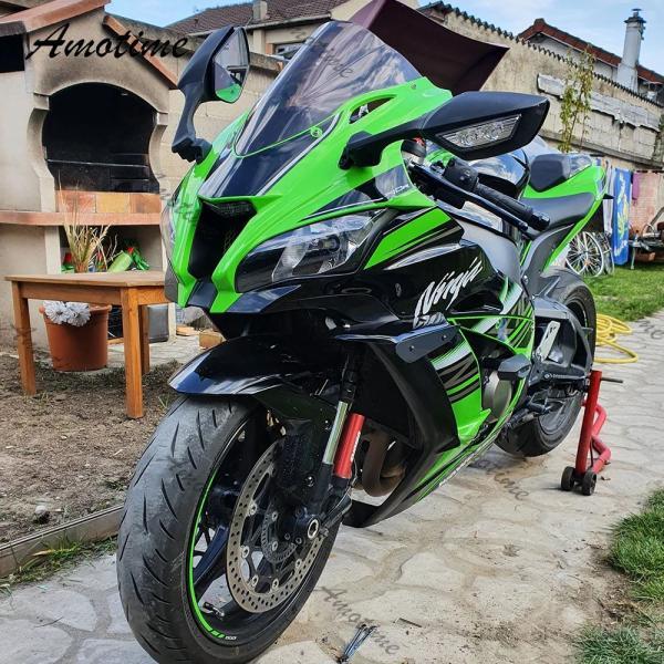 並行輸入品 カワサキ ZX10R ZX 10R 2011 2020 2018フェアリング空力固定ウイ...