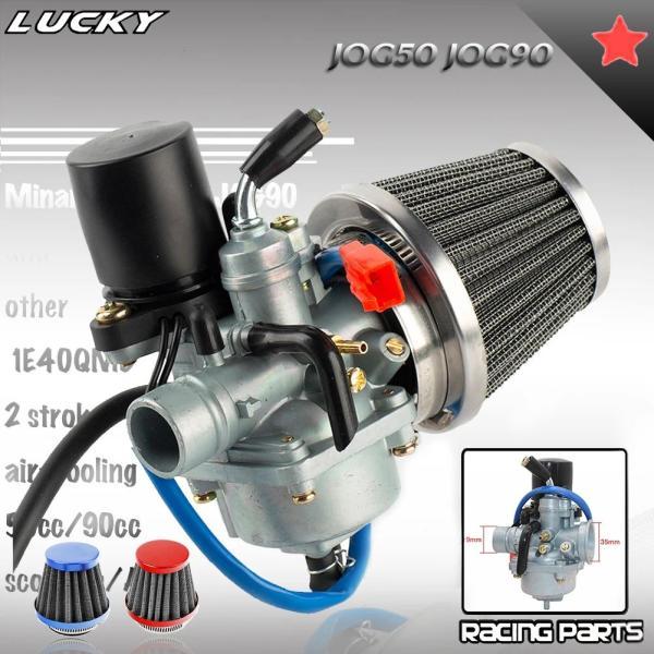 並行輸入品 ヤマハ 19MMキャブレター2ストローク50CC 90CCスクーター原付用エアフィルター...