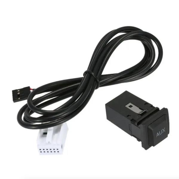 並行輸入品 USB AUX オーディオ用 VW1 ゴルフ GT I R MK6 MK5 ジェッタ R...
