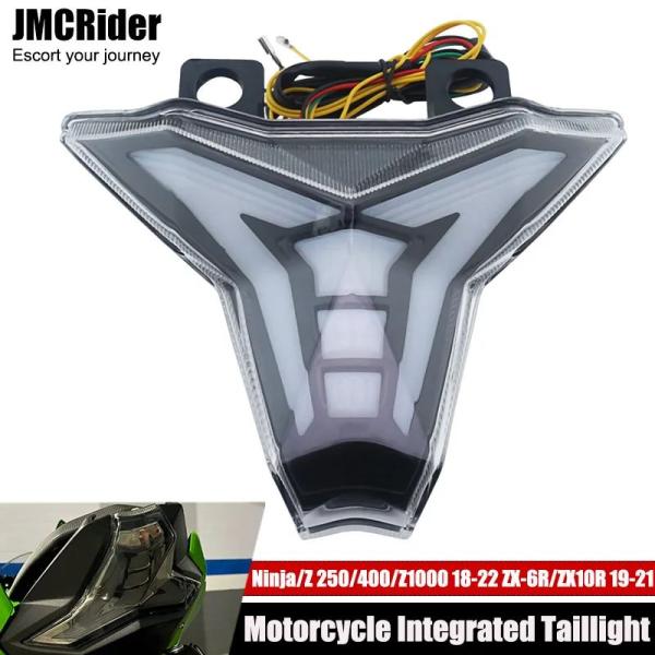 並行輸入品 カワサキニンジャ用 バイクテールライト 統合ランプ ZX6R ZX10R ZX25R Z...