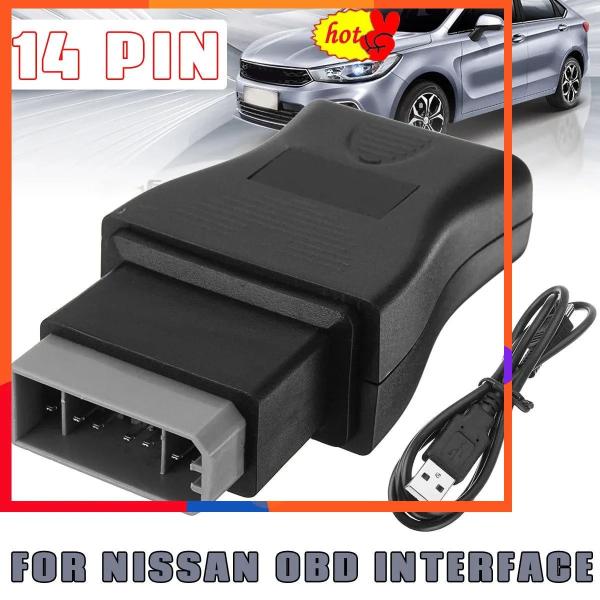 並行輸入品 VAL14ピン日産用インターフェイスUSB車診断OBD障害コードケーブルツール