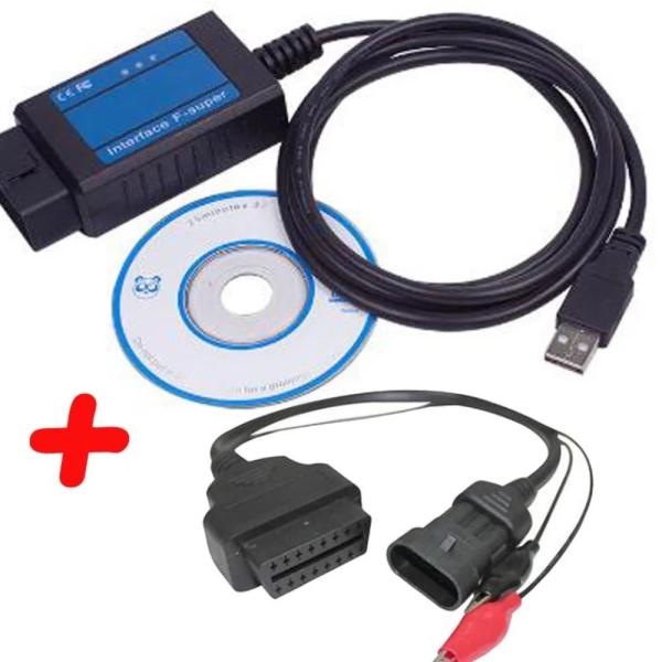 並行輸入品 フィアットスキャナー用USBスキャンツール FIGAT用OBDII OBD2 FIAT ...