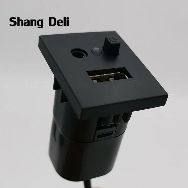 並行輸入品 フォードフォーカス2 MK2 2009 2010 2011用ミニUSBケーブル オーディ...