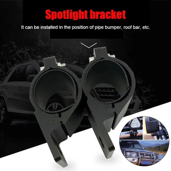 並行輸入品 新1ペア40-45MMLEDバーロールマウントブラケットクランプオフロードワークライト
