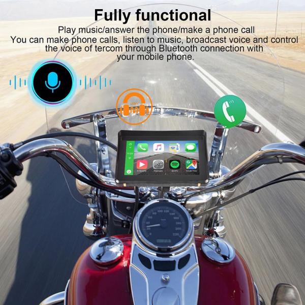 並行輸入品 バイク用 7インチスクリーン付きナビゲーションデバイス ポータブル バイクビーター