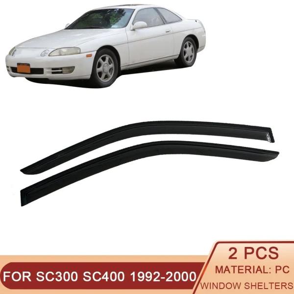 並行輸入品 レクサスsc300sc400 z30 19922000用サイドウィンドウバイザー ブラッ...