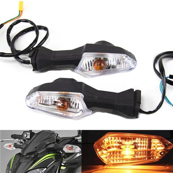 並行輸入品 バイクウィンカーライトウインカーインジケータカワサキ Z250 Z300 Z750 Z8...