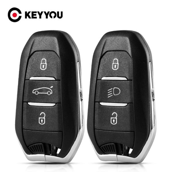 並行輸入品 KEYYOU-キーシェル スマートカード PEUGEOT 308 408 508 200...