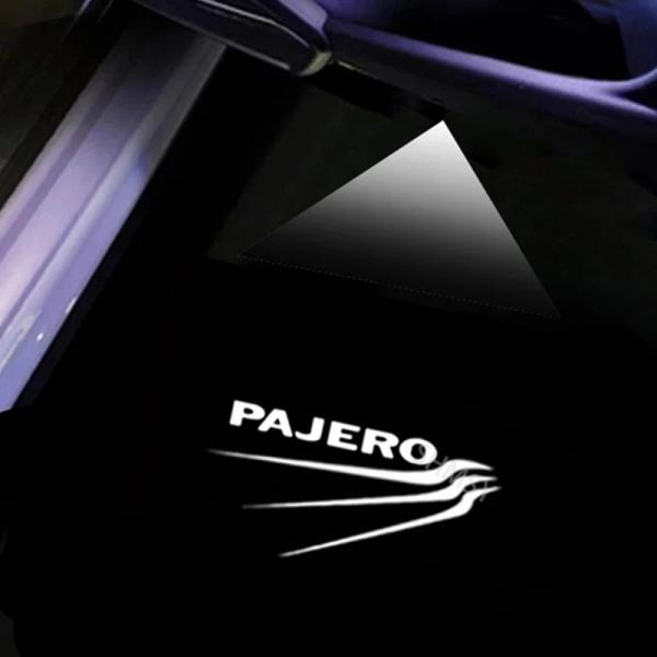 並行輸入品 LED ドアウェルカムライト 三菱車 レーザープロジェクター ランプアクセサリー ジェロ...