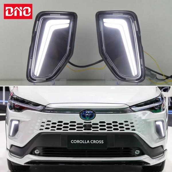 【並行輸入品】 トヨタ カローラ クロス 2024年式用 LEDデイタイムランニングライト ダイナミ...