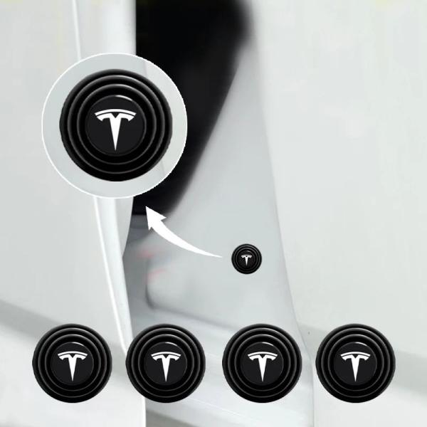 並行輸入品 ドア 防止シリコンパッドショックアブソーバーガスケットテスラモデル 3 モデル X S ...