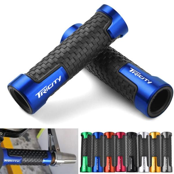 並行輸入品 オートバイグリップ汎用ノンスリップハンドルグリップ快適ヤマハTRICITY 300 12...
