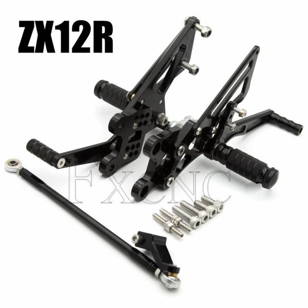 並行輸入品 カワサキ ZX12R ZX-12R ZX 12R 2000-06 オートバイフットレスト...