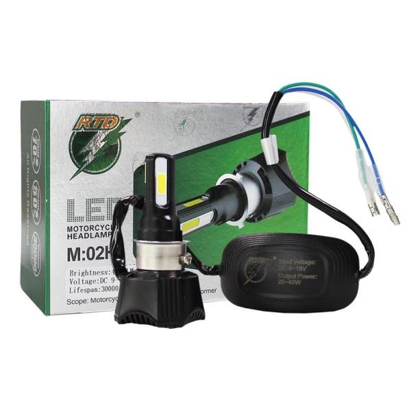 並行輸入品 ハイパワー汎用オールインワン RTD オートバイ M02H ヘッドライト LED 電球 ...
