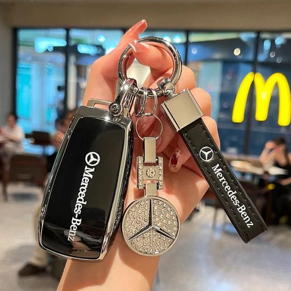 【並行輸入品】ファッション TPU 車スマートリモートキーケースカバーシェルバッグメルセデスベンツ ...