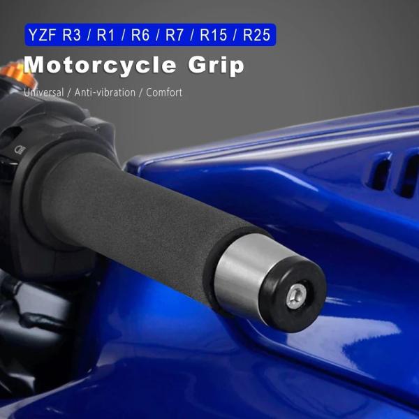 並行輸入品ハンドルグリップ 防振 オートバイグリップ ヤマハ YZF R3 R1 R1M R1S R...