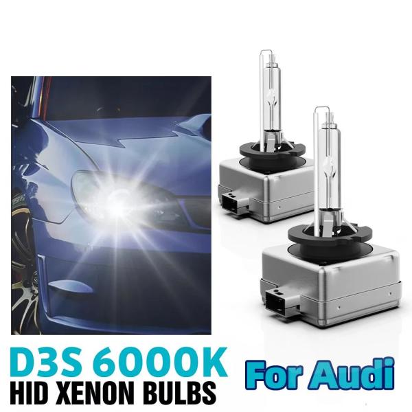 並行輸入品2個 キセノンHID ヘッドライト交換用 D3S バルブ 6000K 8000K HID ...