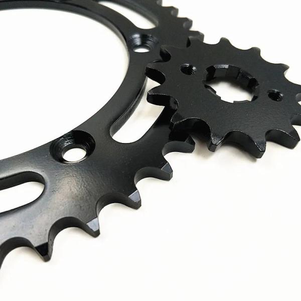 並行輸入品オートバイフロント＆リアスプロケット520チェーン13T / 42TギアスプロケットKAW...