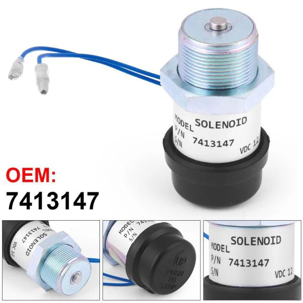 並行輸入品12Vストップソレノイドバルブ 7413147 195-8411 30L87-00060 ...