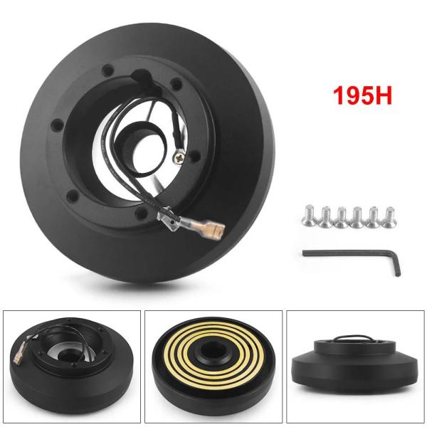 並行輸入品レーシングカー用ステアリングホイールマウントショートハブアダプター 195H クイックリリ...