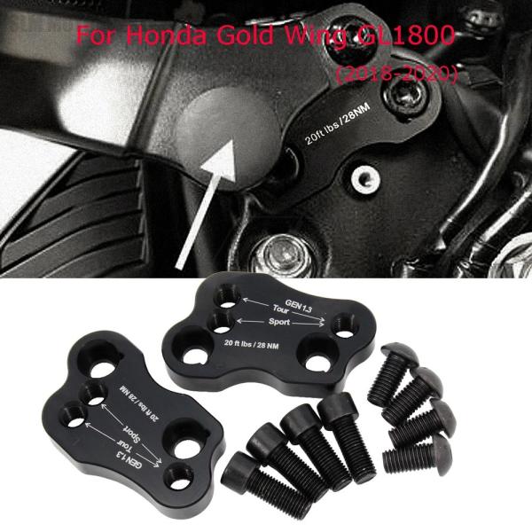 並行輸入品MOTO ADJUST ハンドルバークランプ アッパー延長ハンドルバーマウントライザー H...