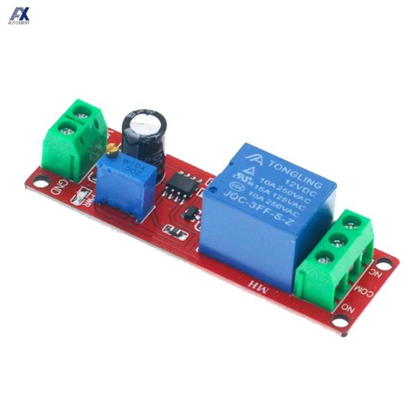 並行輸入品12V DC タイマー遅延リレーシールドモジュール NE555 タイマースイッチ調整可能コ...