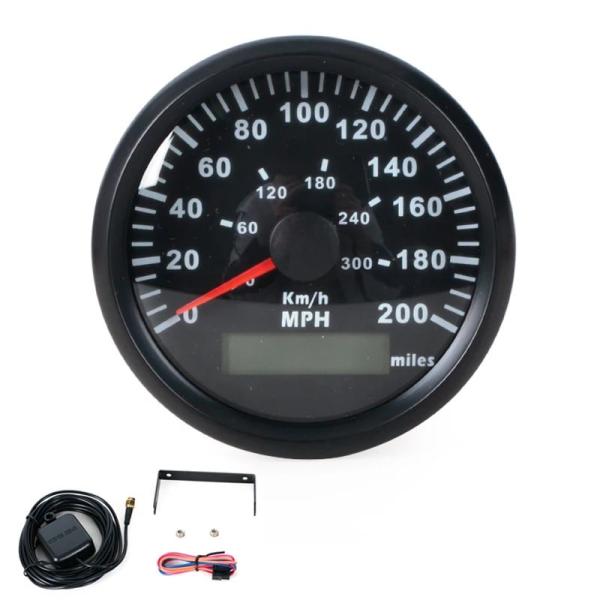 並行輸入品PMFC 汎用 85MM GPS スピードメーター 200KM/H 車 トラック ボート ...