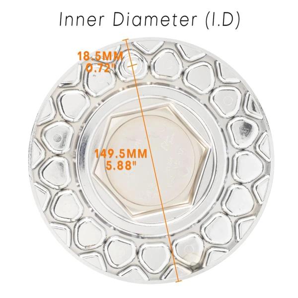 並行輸入品#085B 168 MM カーリム センターキャップ ハブ センターキャップ ハブ センタ...