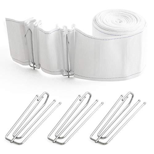 Pstyle. カーテン テープ フック付き 6m ホワイト PST-032