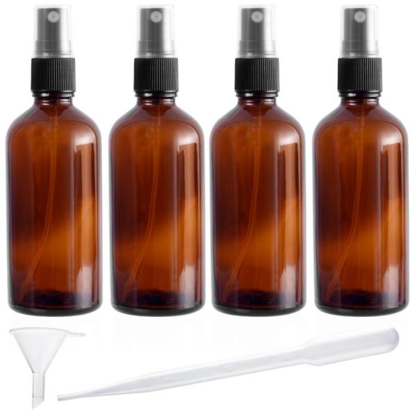 Pstyle. アトマイザー スプレー ボトル 遮光 香水 容器 100ml 4本セット PST-0...