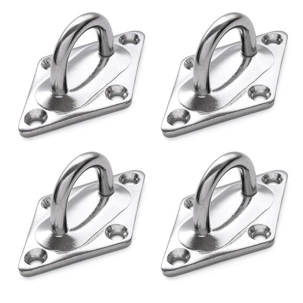 Pstyle. アイプレート 菱形 パッドアイ フック 金具 ステンレス PST-166