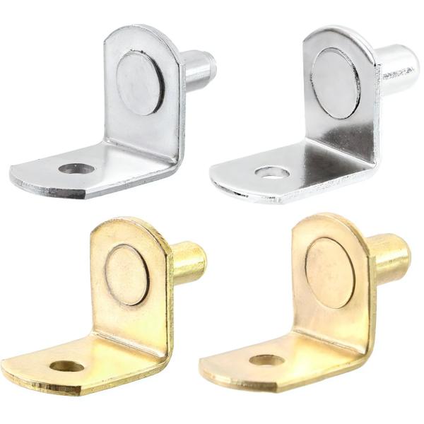 Pstyle. 棚 受け ダボ L字 金具 アングル ブラケット 50個セット PST-059