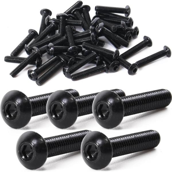 Pstyle. 六角穴付き ボタンボルト M4 304ステンレス 40個セット PST-172