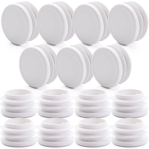 Pstyle. イレクターパイプ 単管パイプ キャップ エンド カバー ホワイト PST-176